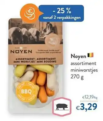 Noyen assortiment miniworstjes
