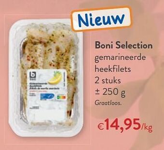 OKay Boni selection gemarineerde heekfilets aanbieding