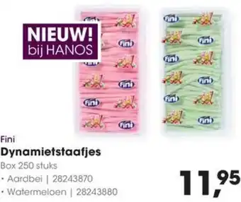 Hanos Fini Dynamietstaafjes aanbieding