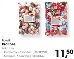 Hanos Rovelli Pralines aanbieding
