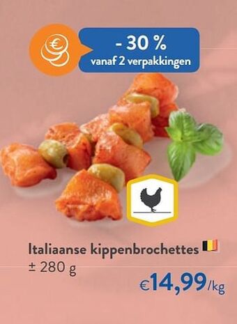 OKay Italiaanse kippenbrochettes aanbieding