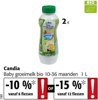 Candia baby groeimelk bio