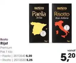Hanos Bosto Rijst aanbieding