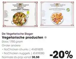 Hanos De Vegetarische Slager Vegetarische producten aanbieding