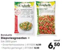 Hanos Bonduelle Diepvriesgroenten aanbieding