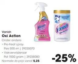 Hanos Vanish Oxi Action aanbieding