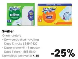 Hanos Swiffer aanbieding