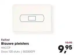 Hanos Fix First Blauwe pleisters aanbieding