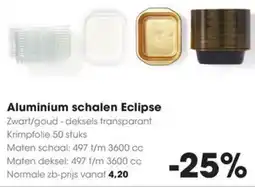 Hanos Aluminium schalen Eclipse aanbieding