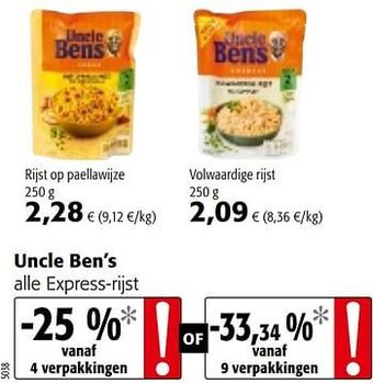 Uncle ben`s alle express-rijst