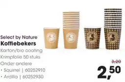 Hanos Select by Nature Koffiebekers aanbieding