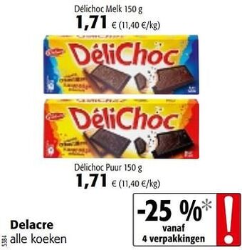 Colruyt Delacre alle koeken aanbieding