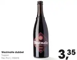 Hanos Westmalle dubbel aanbieding