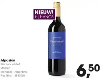 Hanos Alpasión aanbieding