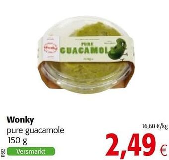 Colruyt Wonky pure guacamole aanbieding