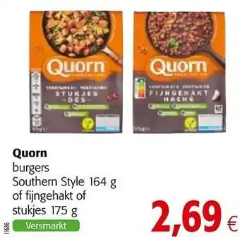 Quorn burgers southern style of fijngehakt of stukjes