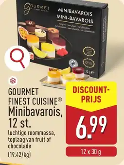 ALDI GOURMET FINEST CUISINE Minibavarois, 12 st. aanbieding