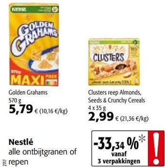 Nestlé alle ontbijtgranen of repen