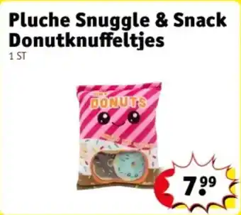Pluche snuggle & snack donutknuffeltjes
