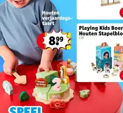 Kruidvat Houten verjaardagstaart aanbieding