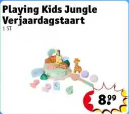 Kruidvat Playing kids jungle verjaardagstaart aanbieding