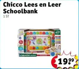 Kruidvat Chicco lees en leer schoolbank aanbieding
