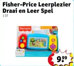 Kruidvat Fisher price leerplezier draai en leer spel aanbieding