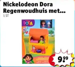 Kruidvat Nickelodeon dora regenwoudhuis met aanbieding