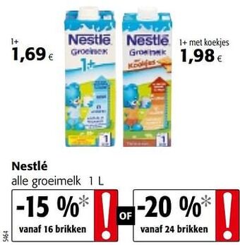 Colruyt Nestlé alle groeimelk aanbieding