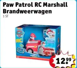 Kruidvat Paw Patrol RC Marshall Brandweerwagen aanbieding