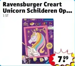 Kruidvat Ravensburger creart unicorn schilderen op aanbieding