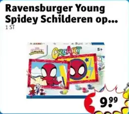 Kruidvat Ravensburger young spidey schilderen op aanbieding