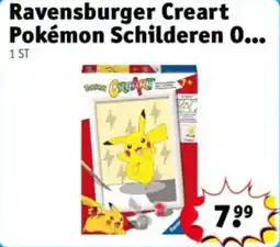 Kruidvat Ravensburger creart pokémon schilderen o aanbieding