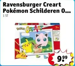 Kruidvat Ravensburger creart pokémon schilderen o aanbieding