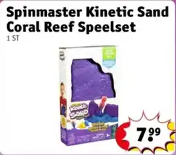 Kruidvat Spinmaster kinetic sand coral reef speelset aanbieding