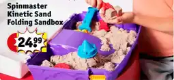Kruidvat Spinmaster kinetic sand folding sandbox aanbieding