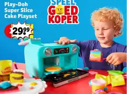 Kruidvat Play-Doh Super Slice Cake Playset aanbieding