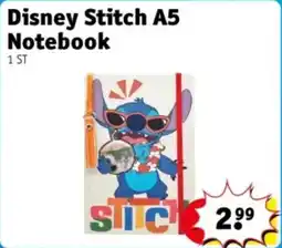 Kruidvat Disney Stitch A5 Notebook aanbieding