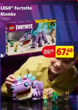 Kruidvat LEGO Fortnite Klombo aanbieding