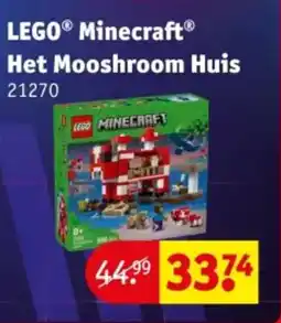 Kruidvat LEGO Minecraft Het Mooshroom Huis aanbieding