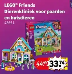 Kruidvat LEGO Friends Dierenkliniek voor paarden en huisdieren aanbieding