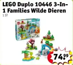 Kruidvat LEGO Duplo 10446 3-In- 1 Families Wilde Dieren aanbieding