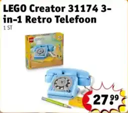 Kruidvat LEGO Creator 31174 3- in-1 Retro Telefoon aanbieding