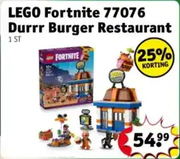 Kruidvat LEGO Fortnite 77076 Durrr Burger Restaurant aanbieding