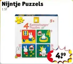 Kruidvat Nijntje Puzzels aanbieding