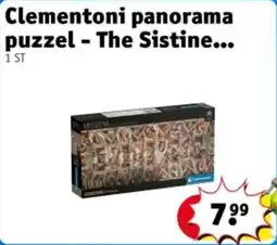 Kruidvat Clementoni panorama puzzel the sistine aanbieding