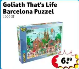 Kruidvat Goliath that's life barcelona puzzel aanbieding