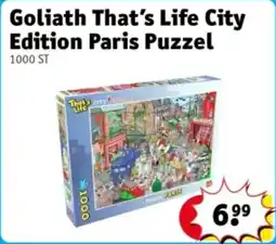 Kruidvat Goliath that's life city edition paris puzzel aanbieding