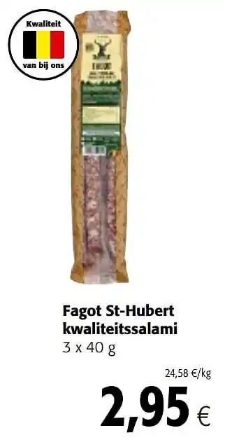 Fagot st-hubert kwaliteitssalami