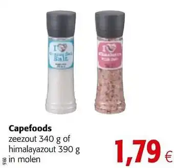 Colruyt Capefoods zeezout of himalayazout aanbieding
